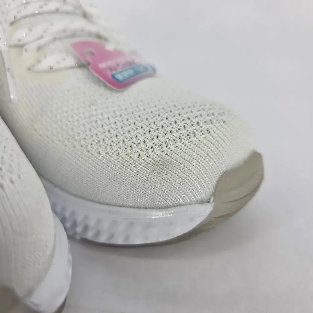 NEW Skechers Gravity Experience Solar Fuse White Holo Sneaker Women's 9 NIB